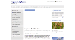 Desktop Screenshot of heilpflanzen-online.com